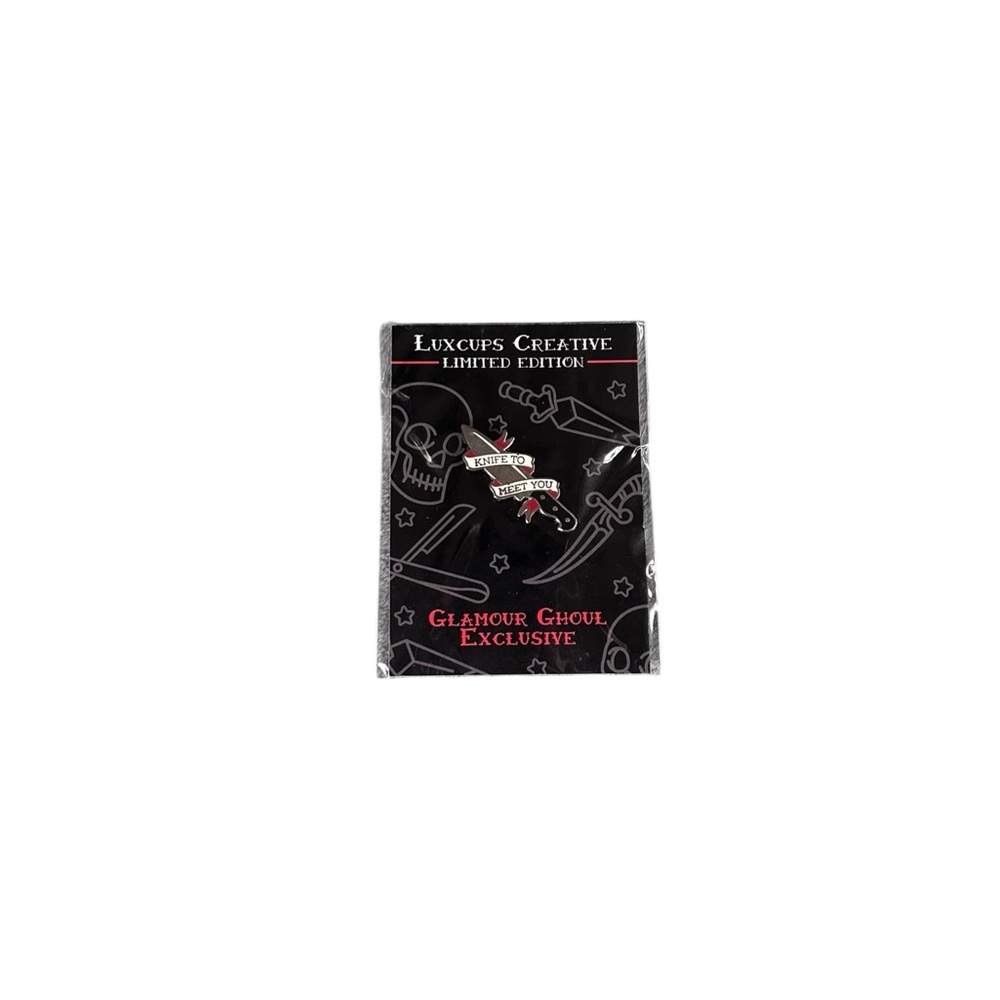 Luxcups Creative Tattoo Art Style Enamel Pin Glamour Ghoul Excl. Indie Horror